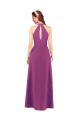 Magasins de Baie sauvage Fourreau Col V Mousseline Longue Robes demoiselle d'honneur