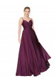 Magasins de Baie sauvage Trapèze Bretelles spaghetti Crêpe Stretch Longue Formelles Robes demoiselle d'honneur / Robes de soirée / Robes de bal