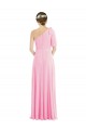Magasins de Barely Rose Trompette Mousseline Longue Robes demoiselle d'honneur