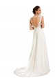 Magasins de Blanc Fourreau Mousseline Dentelle Robes de mariée