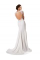 Magasins de Blanc Fourreau Mousseline Dentelle Robes de mariée