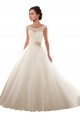 Magasins de Blanc Princesse Épaule Dénudée Tulle Dentelle Robes de mariée