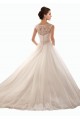 Magasins de Blanc Princesse Épaule Dénudée Tulle Dentelle Robes de mariée