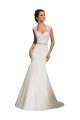 Magasins de Blanc Sirène Tulle Dentelle Robes de mariée