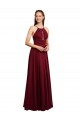 Magasins de Bordeaux Trapèze Bretelles spaghetti Mousseline Longue Robes demoiselle d'honneur