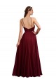 Magasins de Bordeaux Trapèze Bretelles spaghetti Mousseline Longue Robes demoiselle d'honneur