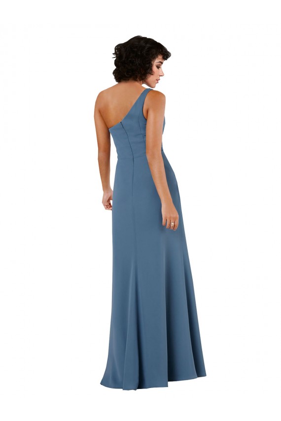 Magasins de Bordeaux Trapèze Mousseline Longue Formelles Robes demoiselle d'honneur / Robes de soirée