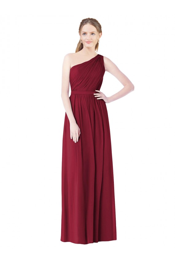 Magasins de Bordeaux Trapèze Mousseline Longue Robes demoiselle d'honneur