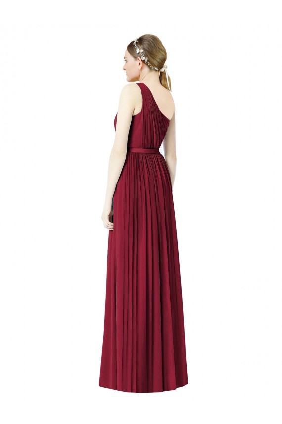 Magasins de Bordeaux Trapèze Mousseline Longue Robes demoiselle d'honneur