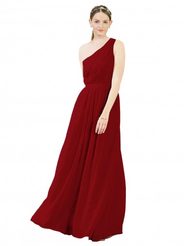 Magasins de Bordeaux Trapèze Mousseline Longue Robes demoiselle d'honneur