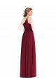 Magasins de Bordeaux Trapèze Mousseline Longue Robes demoiselle d'honneur
