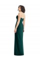 Magasins de Evergreen Trapèze Sans bretelle Mousseline Longue Robes demoiselle d'honneur