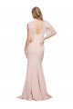 Magasins de Fourreau Crêpe Stretch Tulle Longue Formelles Robes demoiselle d'honneur / Robes de soirée / Robes de bal