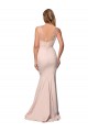 Magasins de Fourreau Crêpe Stretch Tulle Longue Formelles Robes demoiselle d'honneur / Robes de soirée / Robes de bal
