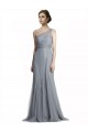 Magasins de Gris ardoise Sirène Tulle Longue Robes demoiselle d'honneur