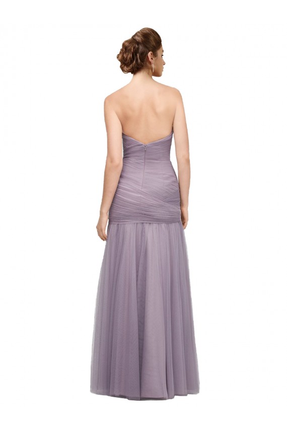 Magasins de Heather Sirène Tulle Longue Robes demoiselle d'honneur
