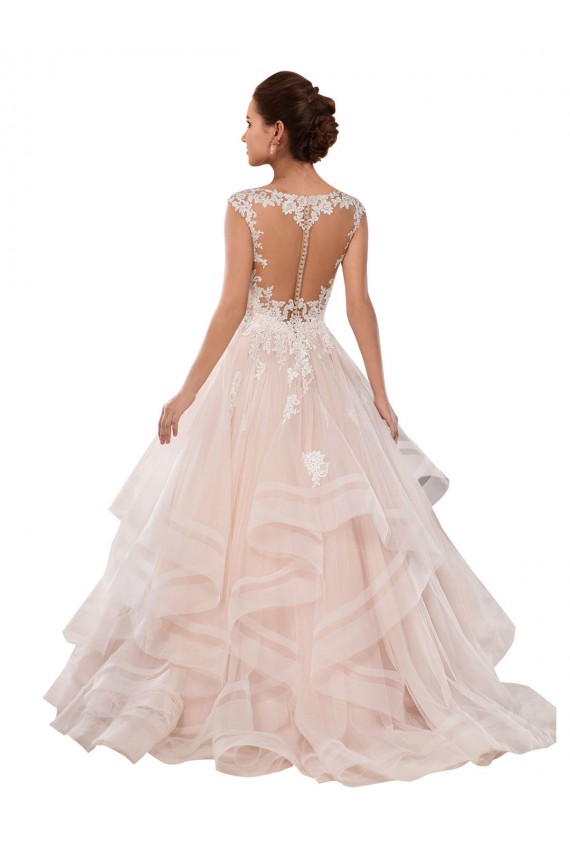 Magasins de Ivoire & Champagne Princesse Tulle Dentelle Robes de mariée