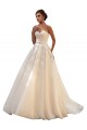 Magasins de Ivoire & Champagne Princesse Tulle Dentelle Robes de mariée
