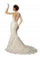 Magasins de Ivoire & Champagne Sirène Illusion Tulle Dentelle Classique Robes de mariée