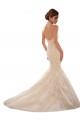 Magasins de Ivoire & Champagne Sirène Tulle Dentelle Robes de mariée