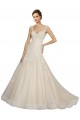 Magasins de Ivoire & Champagne Sirène Tulle Dentelle Robes de mariée