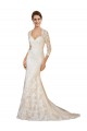 Magasins de Ivoire Fourreau Dentelle Robes de mariée
