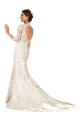 Magasins de Ivoire Fourreau Dentelle Robes de mariée