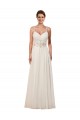 Magasins de Ivoire Fourreau Mousseline Robes de mariée