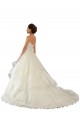 Magasins de Ivoire Princesse Satiné Tulle Dentelle Robes de mariée