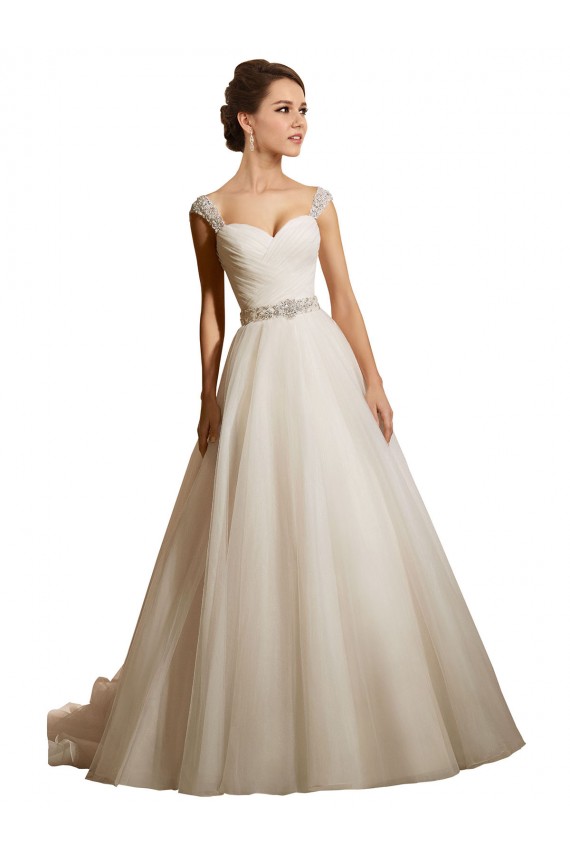 Magasins de Ivoire Princesse Tulle Robes de mariée