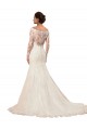 Magasins de Ivoire Sirène Bateau Dentelle Robes de mariée