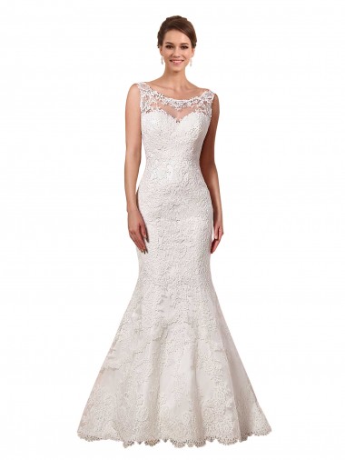 Magasins de Ivoire Sirène Dentelle Robes de mariée