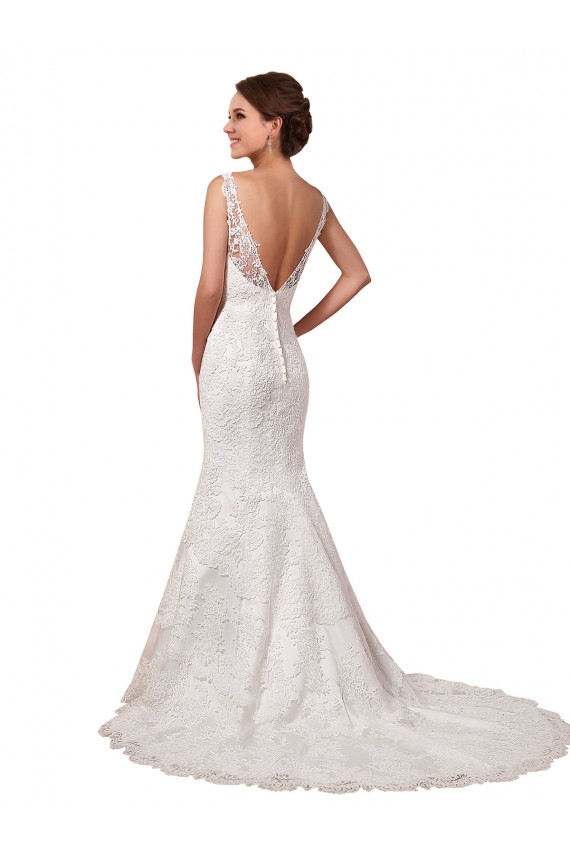 Magasins de Ivoire Sirène Dentelle Robes de mariée