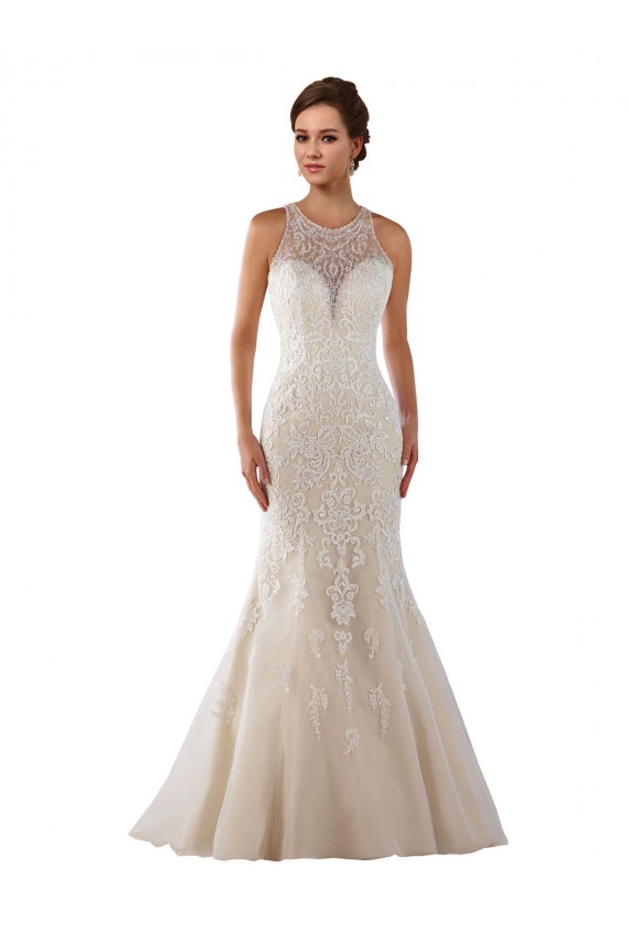 Magasins de Ivoire Sirène Dentelle Robes de mariée