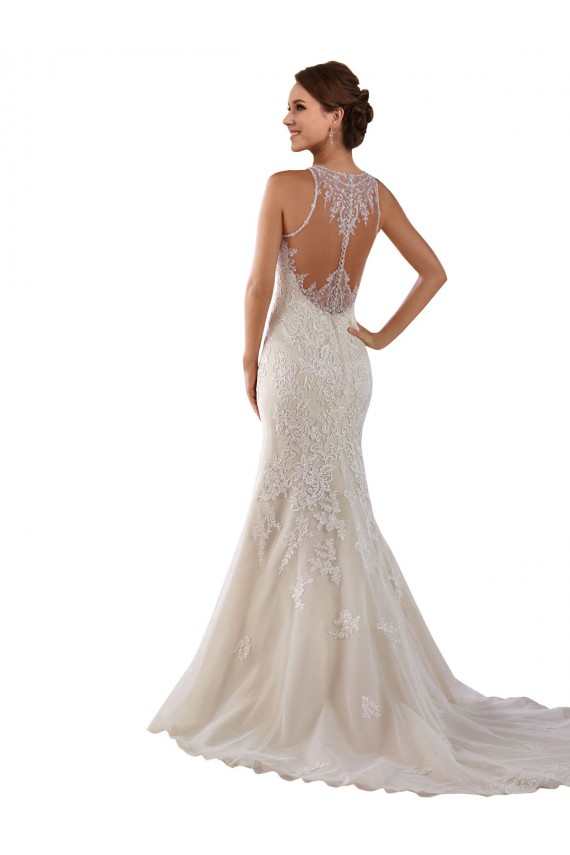 Magasins de Ivoire Sirène Dentelle Robes de mariée