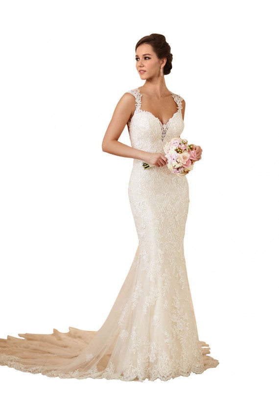 Magasins de Ivoire Sirène Dentelle Robes de mariée