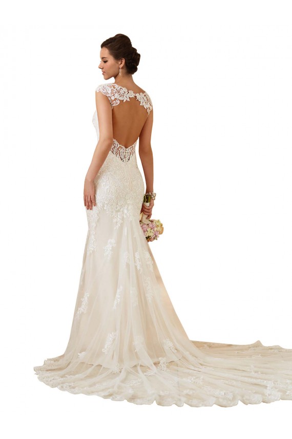Magasins de Ivoire Sirène Dentelle Robes de mariée