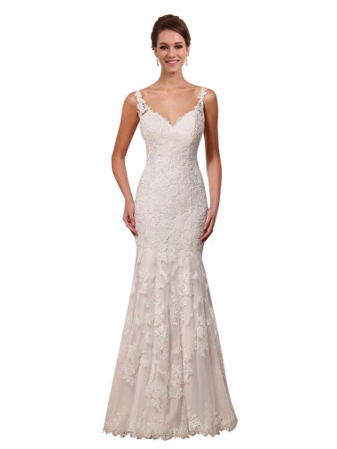 Magasins de Ivoire Sirène Dentelle Robes de mariée