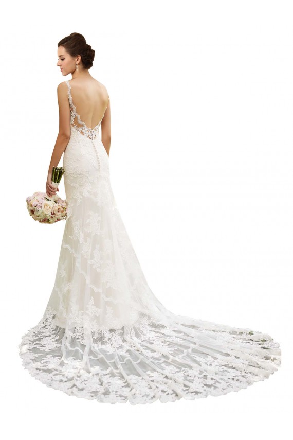 Magasins de Ivoire Sirène Dentelle Robes de mariée