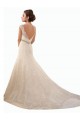 Magasins de Ivoire Sirène Illusion Tulle Dentelle Robes de mariée