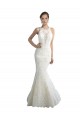 Magasins de Ivoire Sirène Illusion Tulle Plage Robes de mariée