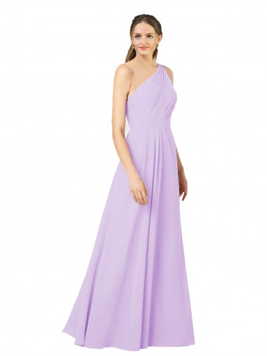 Magasins de Lilas Fourreau Mousseline Longue Formelles Robes demoiselle d'honneur / Robes de soirée