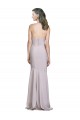 Magasins de Lilas arctique Sirène Sans bretelle Crêpe Stretch Longue Robes demoiselle d'honneur / Robes de bal