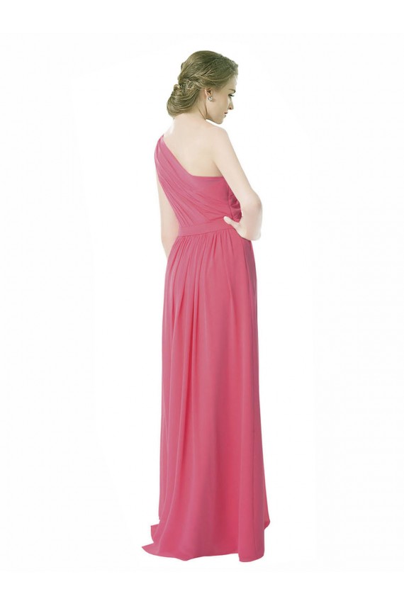 Magasins de Menthe verte Trapèze Mousseline Longue Robes demoiselle d'honneur
