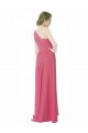 Magasins de Menthe verte Trapèze Mousseline Longue Robes demoiselle d'honneur