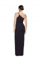 Magasins de Noir Fourreau Sans bretelle Crêpe Stretch Longue Formelles Robes demoiselle d'honneur / Robes de soirée / Robes de bal