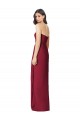 Magasins de Olive verte Trompette Sans bretelle Mousseline Longue Robes demoiselle d'honneur
