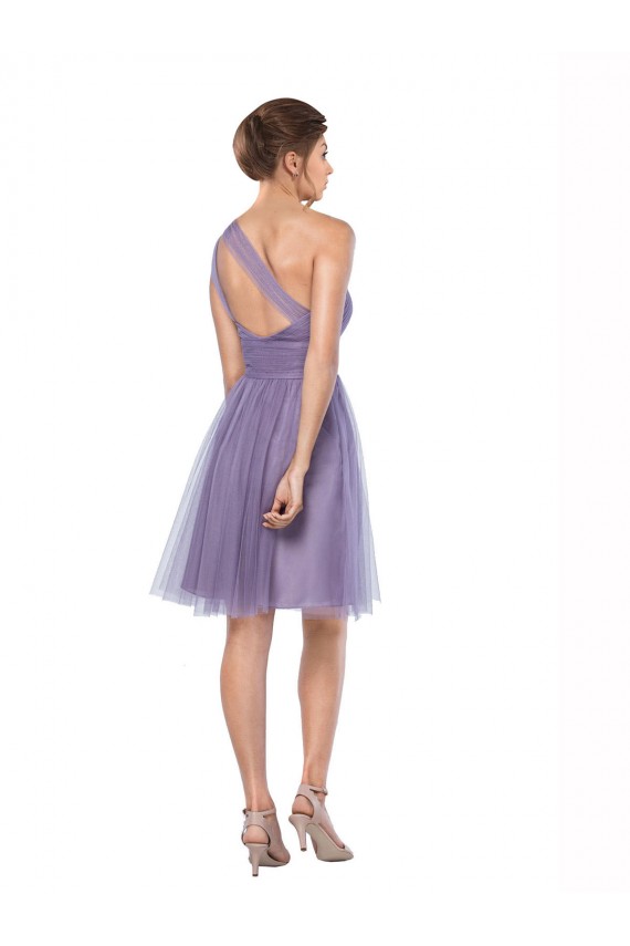 Magasins de Pastèque Trapèze Tulle Longue Robes demoiselle d'honneur