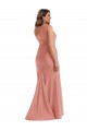 Magasins de Pêche de Géorgie Sirène Satiné Soyeux Longue Formelles Robes demoiselle d'honneur / Robes de soirée / Robes de bal