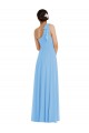 Magasins de Periwinkle Trompette Mousseline Longue Robes demoiselle d'honneur